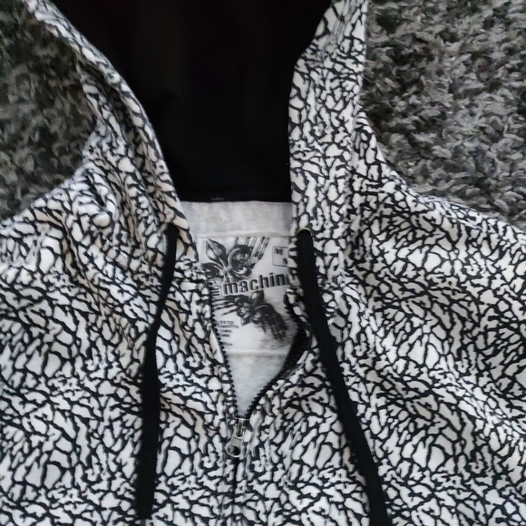 Elephant Print Hoodie  Men's medium - Picture 2 of 3